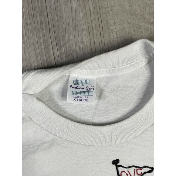 VTG 90s Circus Astroworld White SS Travis Scott  T-shirt XL  Grunge Emo Goth O - Picture 5 of 9